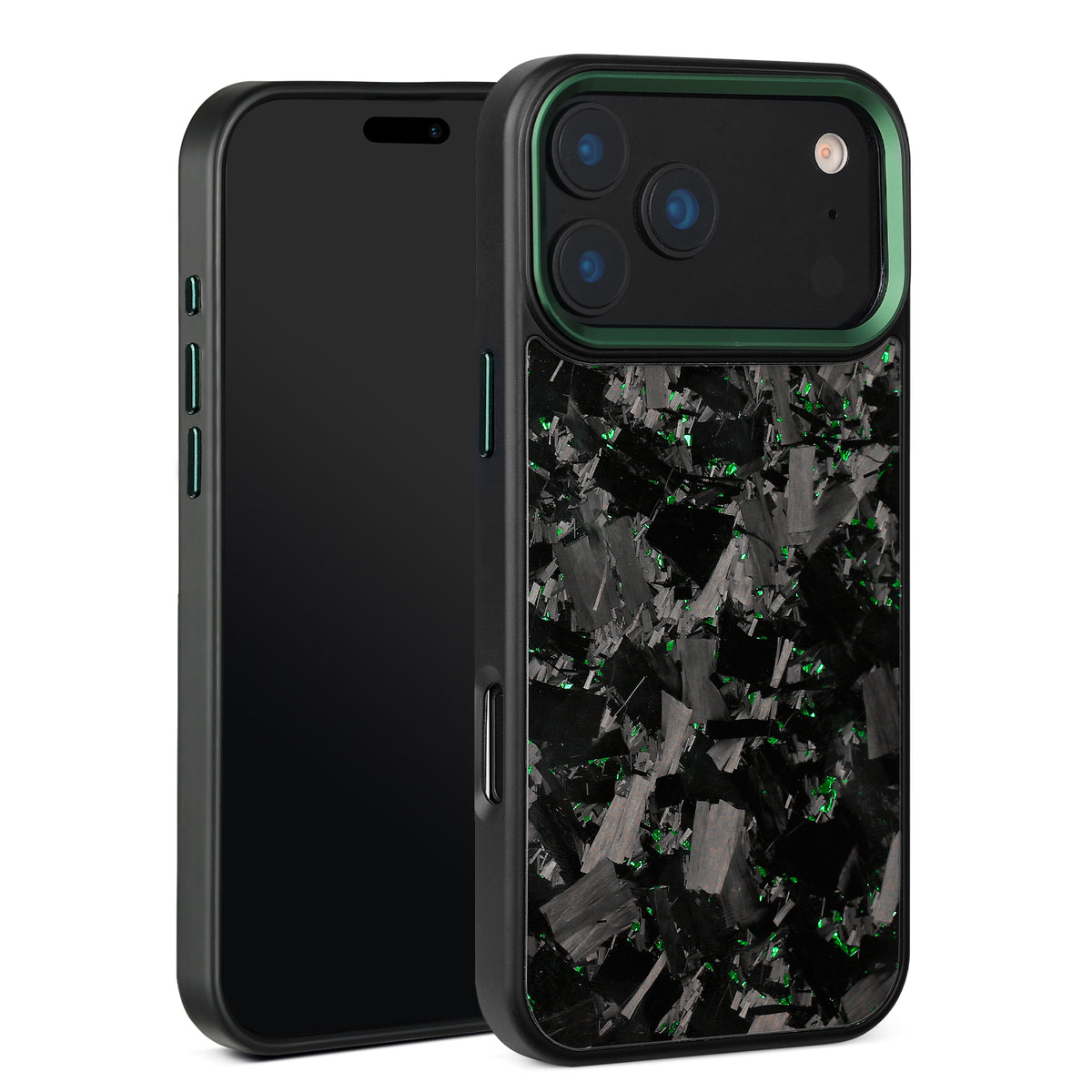 (Updated Metal lens /Frame) Real Big Forged Carbon Fiber Magsafe Case for iPhone 17 16 15 14 13 12 Pro Max