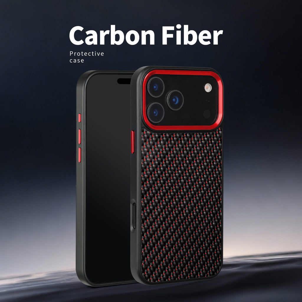 Real Woven Carbon Fiber Magsafe Case for iPhone 17 16 15 14 13 12 Pro Max