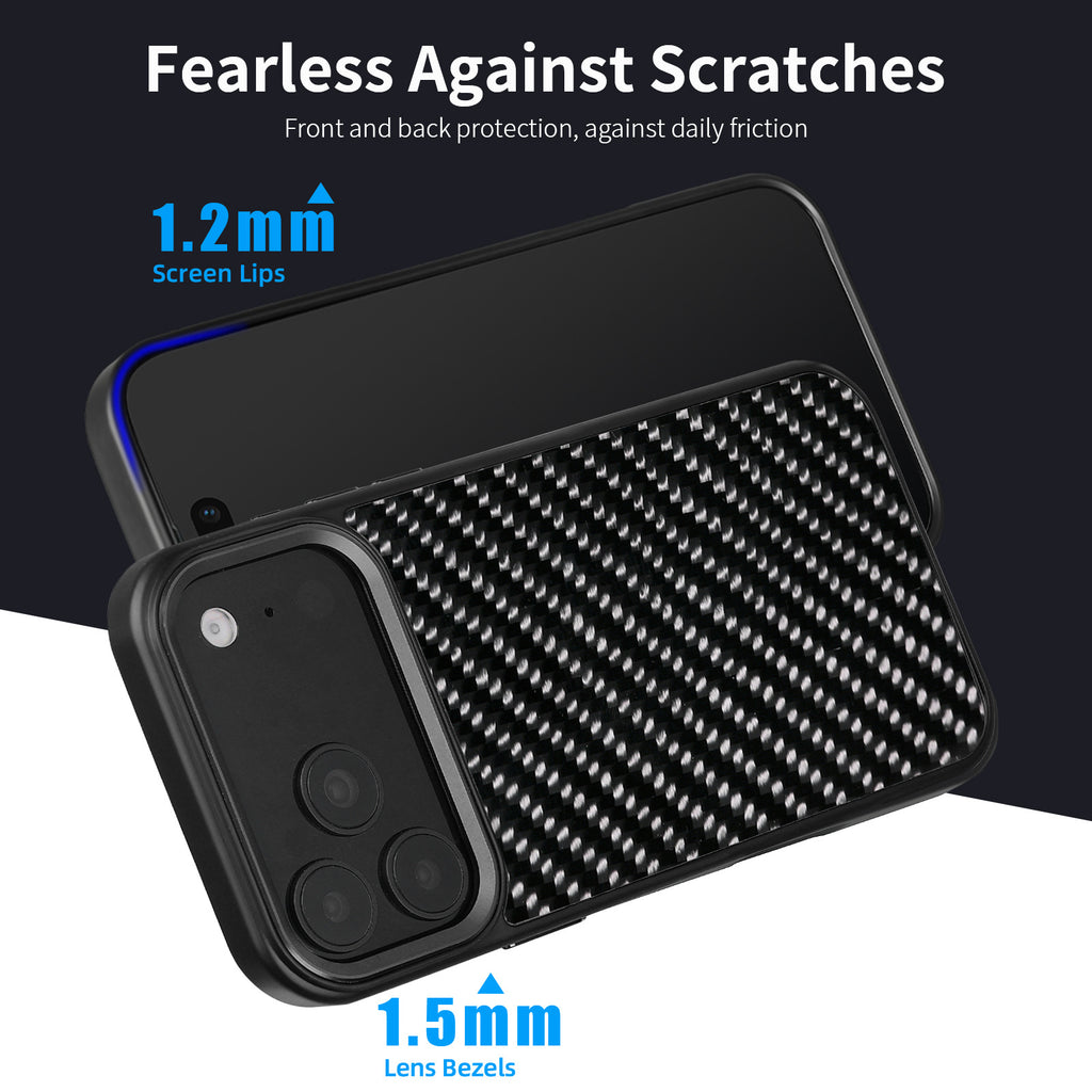 Real Woven Carbon Fiber Magsafe Case for iPhone 17 16 15 14 13 12 Pro Max