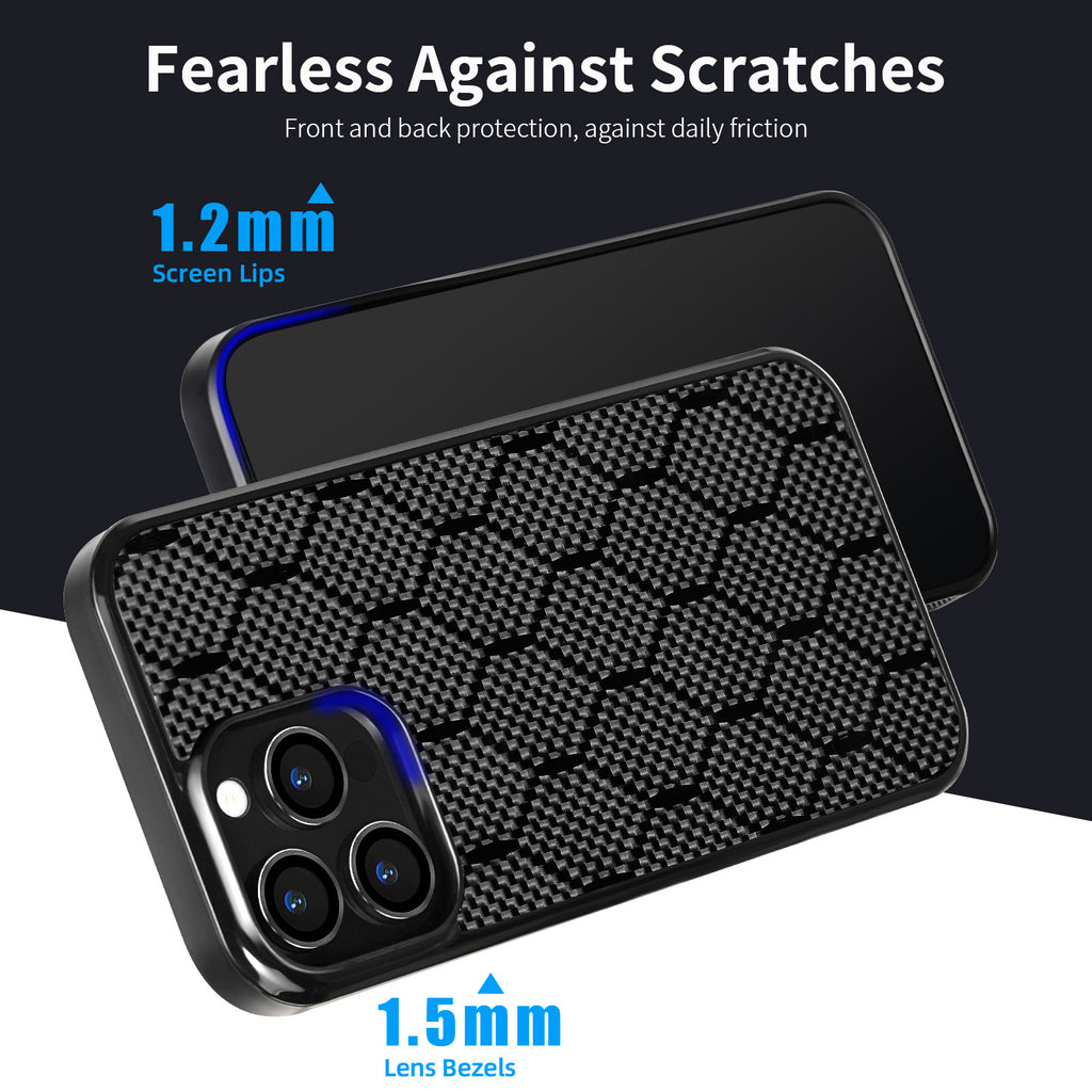 Real Carbon Fiber Magsafe Case for iPhone 17 16 15 14 13 12 11 Pro Max