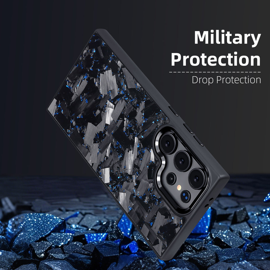 Real Woven Carbon Fiber Magsafe Case for Samsung Galaxy S26 S25 S24 S23 Ultra