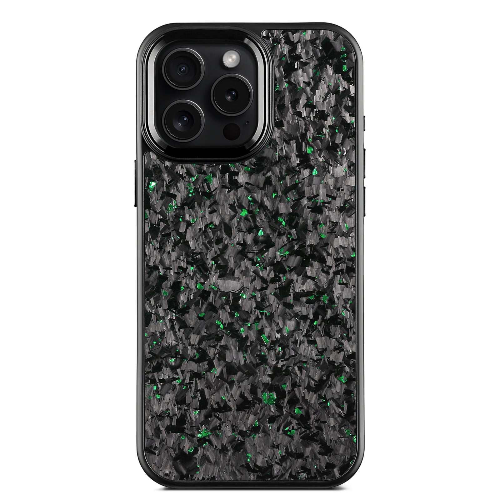 (Updated Metal lens /Frame) Real Small Forged Carbon Fiber Magsafe Case for iPhone 17 16 15 14 13 12 Pro Max