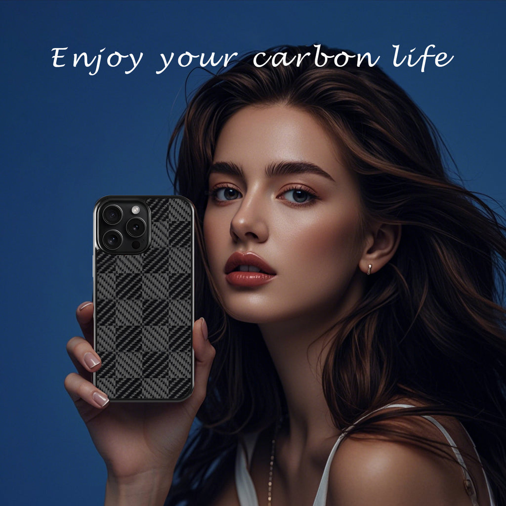 Real Carbon Fiber Magsafe Case for iPhone 17 16 15 14 13 12 11 Pro Max