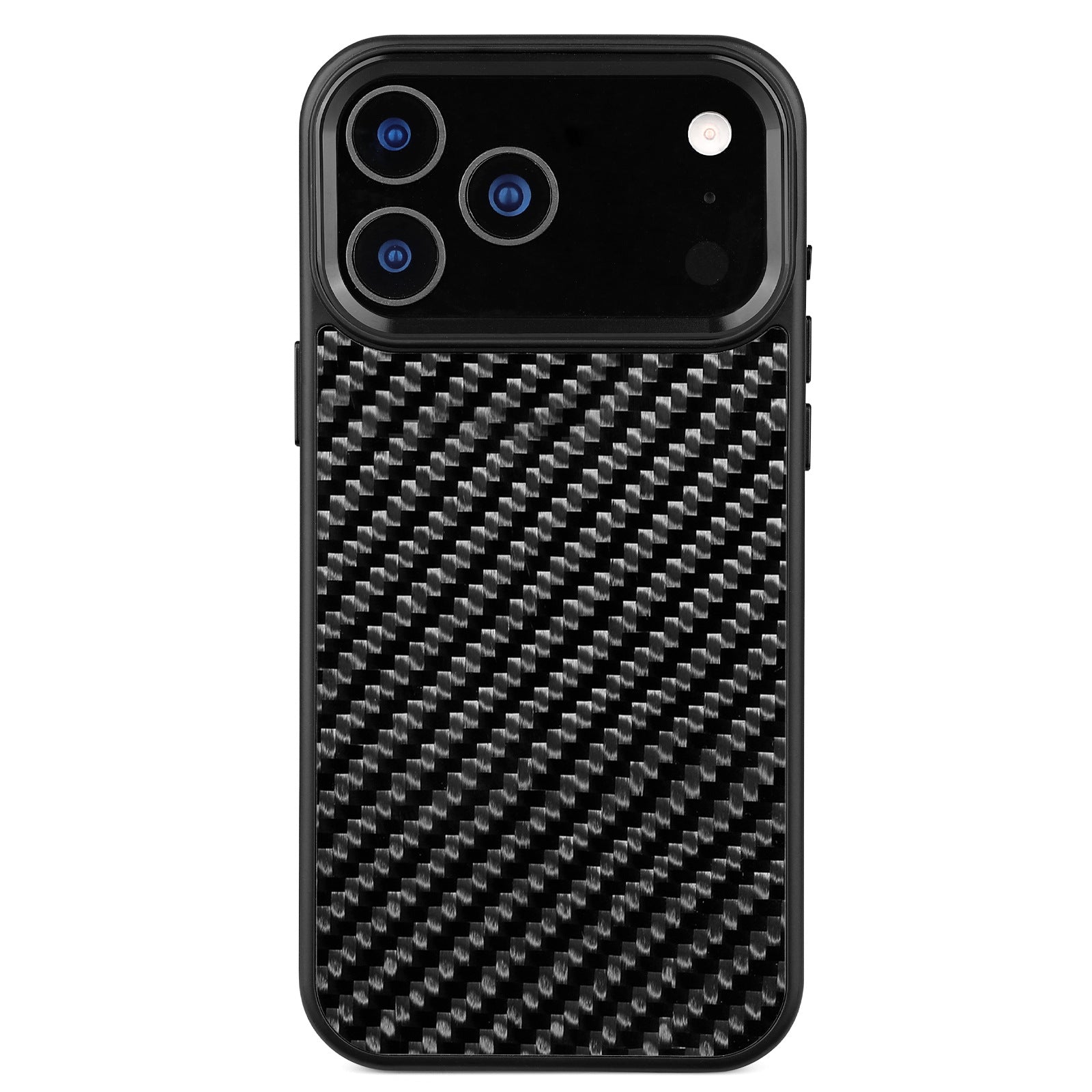 Real Woven Carbon Fiber Magsafe Case for iPhone 17 16 15 14 13 12 Pro Max