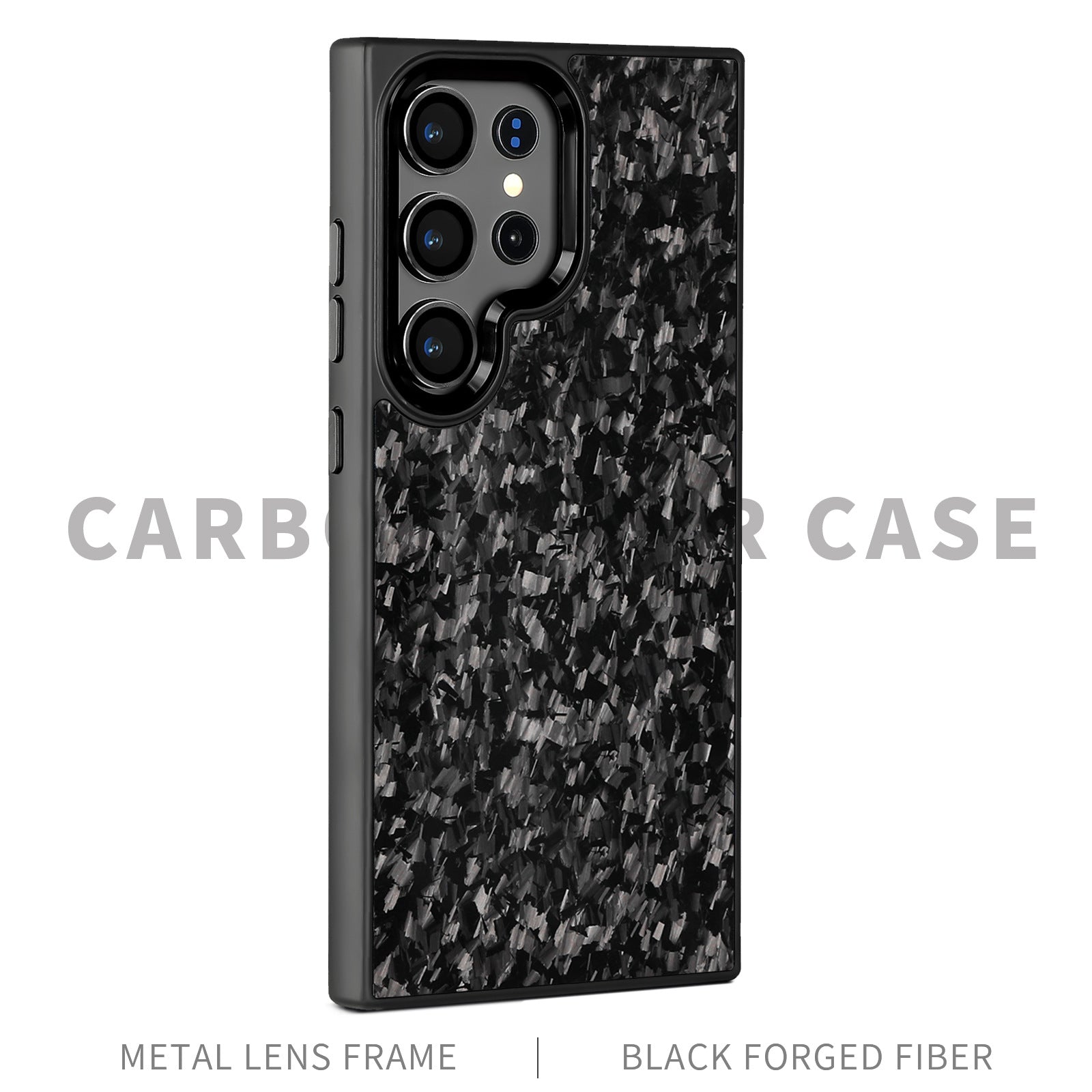 (Updated Metal lens /Frame) Real Small Forged Carbon Fiber Magsafe Case for Samsung Galaxy S26 S25 S24 S23 Ultra