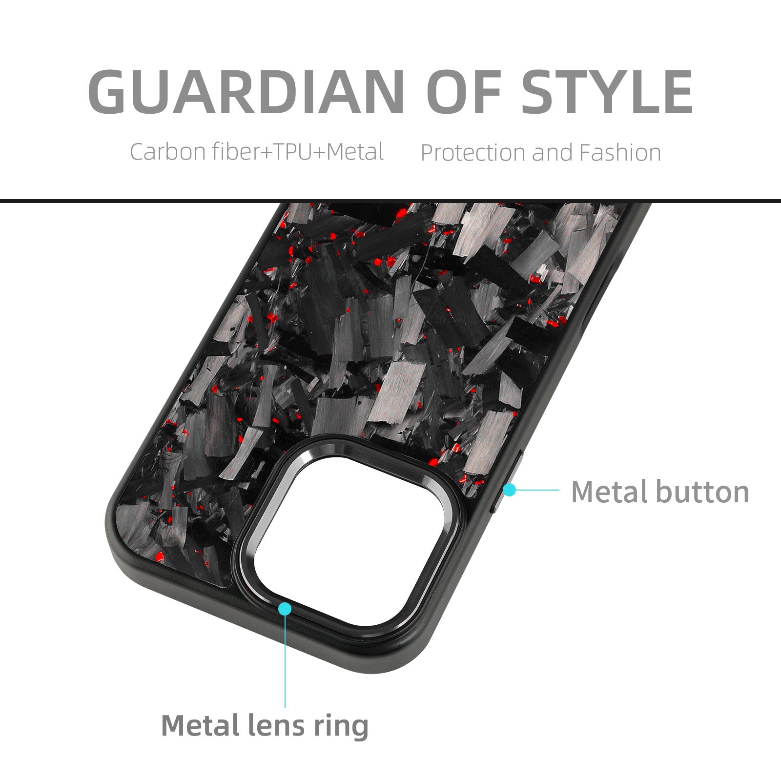 (Updated Metal lens /Frame) Real Big Forged Carbon Fiber Magsafe Case for iPhone 17 16 15 14 13 12 Pro Max