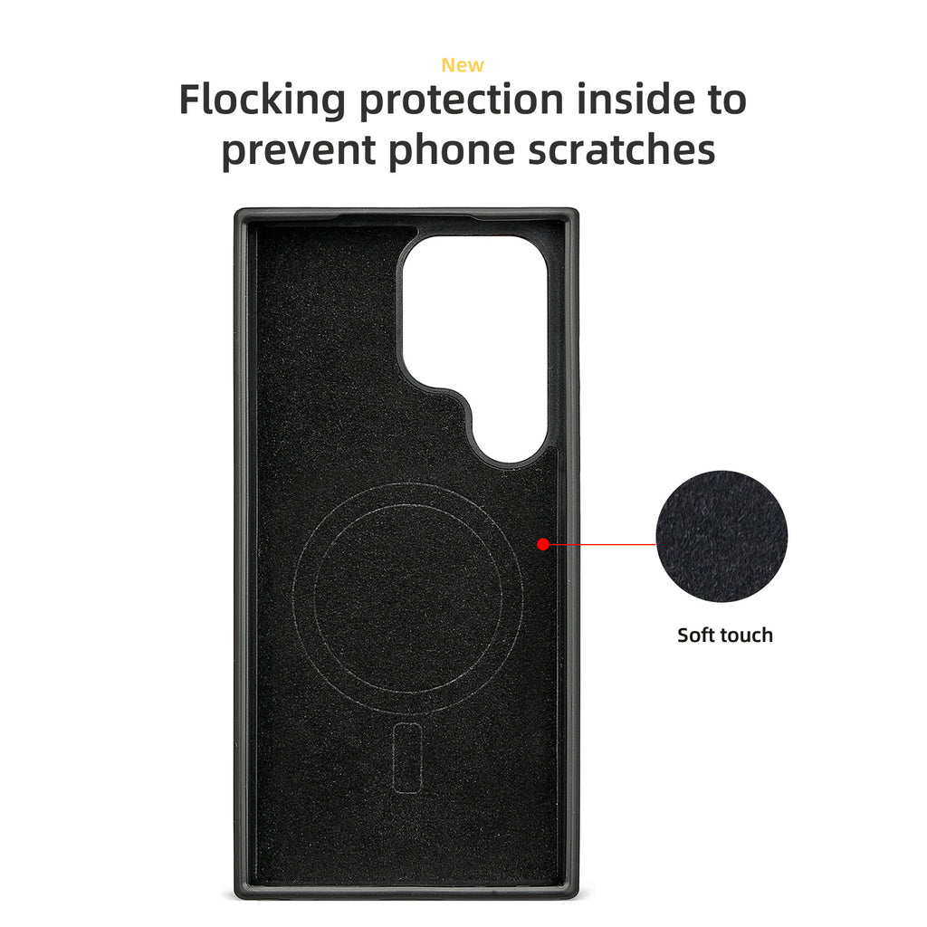 Real Woven Carbon Fiber Magsafe Case for Samsung Galaxy S26 S25 S24 S23 Ultra