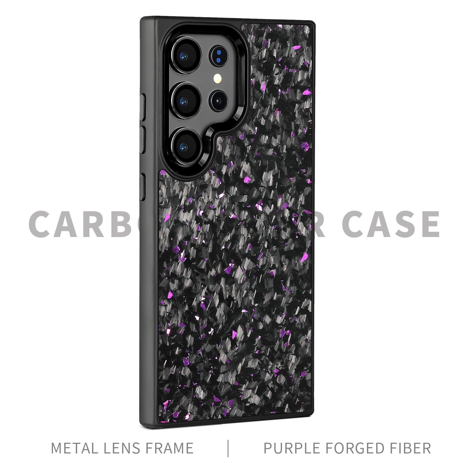 (Updated Metal lens /Frame) Real Small Forged Carbon Fiber Magsafe Case for Samsung Galaxy S26 S25 S24 S23 Ultra