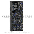 (Updated Metal lens /Frame) Real Small Forged Carbon Fiber Magsafe Case for Samsung Galaxy S26 S25 S24 S23 Ultra