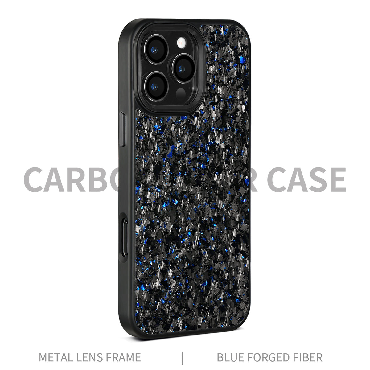 (Updated Metal lens /Frame) Real Small Forged Carbon Fiber Magsafe Case for iPhone 17 16 15 14 13 12 Pro Max
