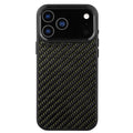 Real Woven Carbon Fiber Magsafe Case for iPhone 17 16 15 14 13 12 Pro Max