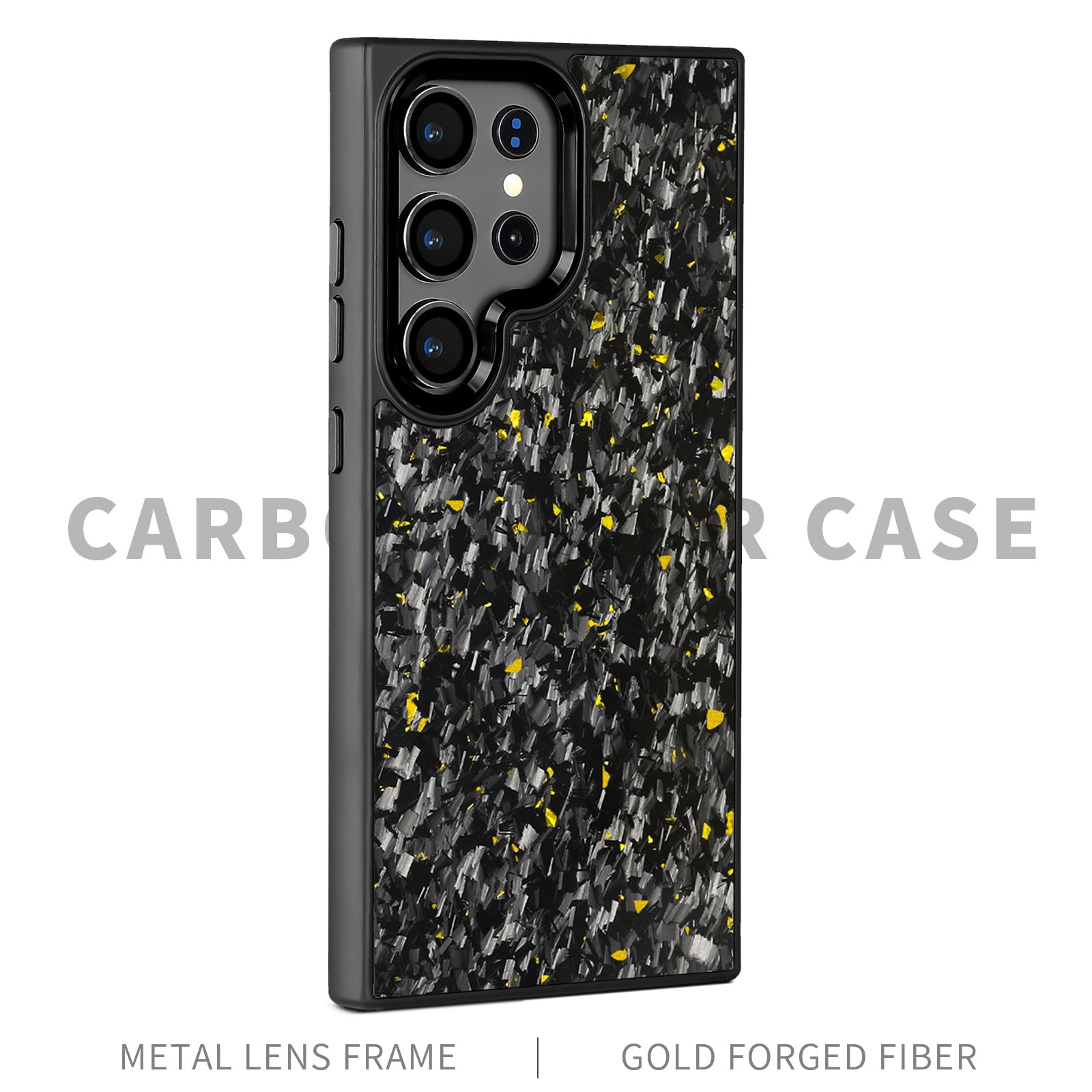 (Updated Metal lens /Frame) Real Small Forged Carbon Fiber Magsafe Case for Samsung Galaxy S26 S25 S24 S23 Ultra