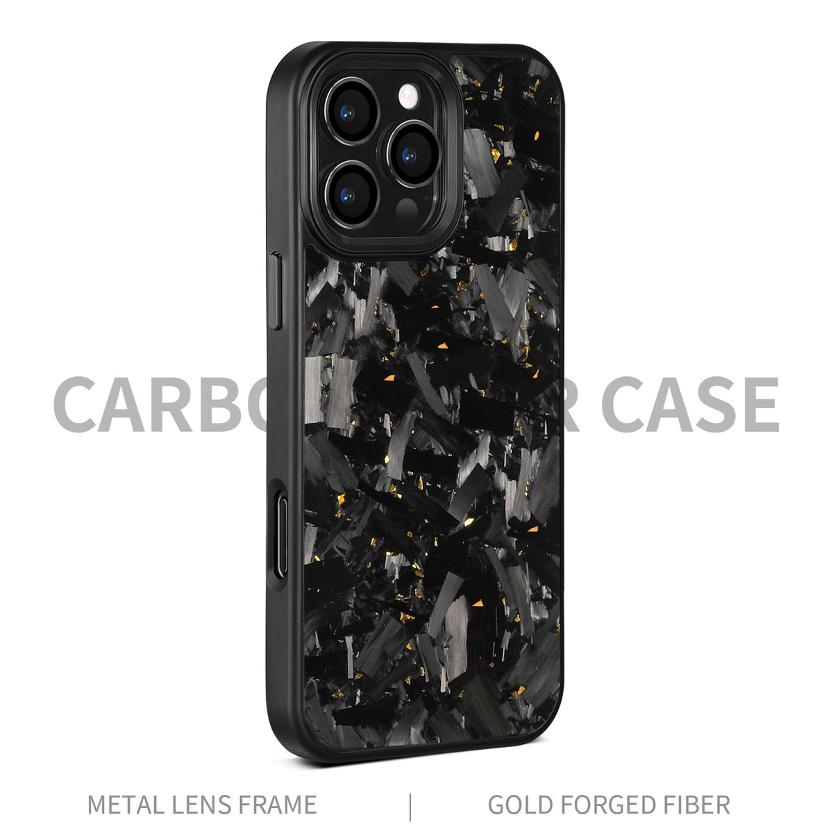 (Updated Metal lens /Frame) Real Big Forged Carbon Fiber Magsafe Case for iPhone 17 16 15 14 13 12 Pro Max