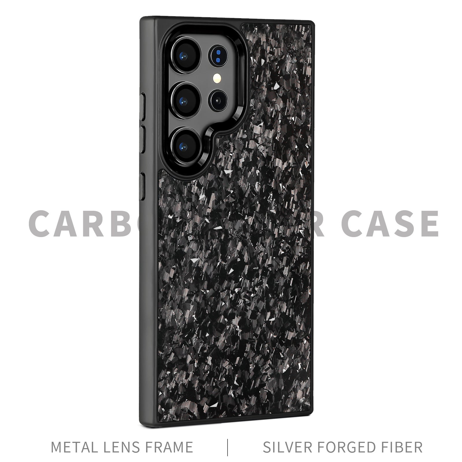 (Updated Metal lens /Frame) Real Small Forged Carbon Fiber Magsafe Case for Samsung Galaxy S26 S25 S24 S23 Ultra