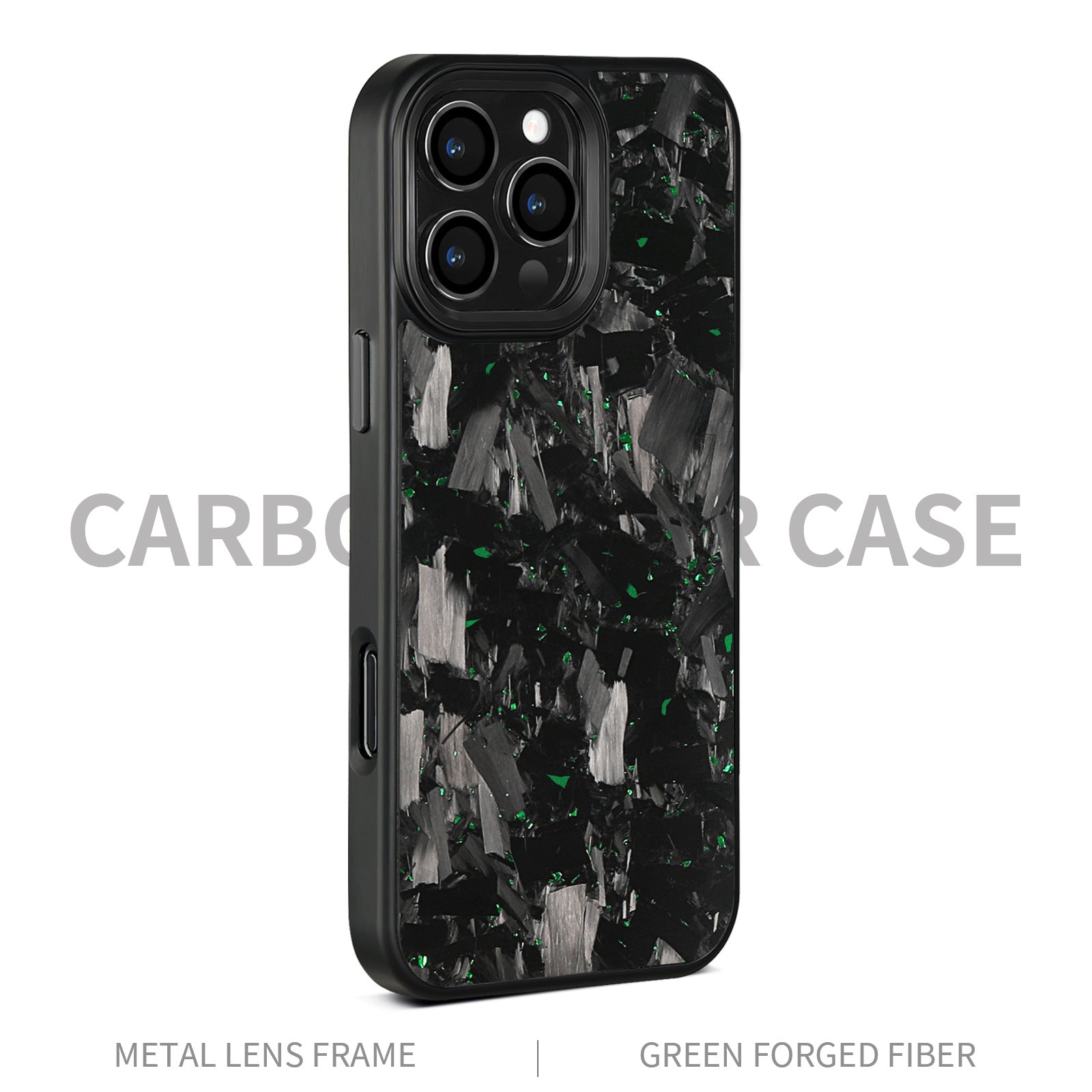 (Updated Metal lens /Frame) Real Big Forged Carbon Fiber Magsafe Case for iPhone 17 16 15 14 13 12 Pro Max