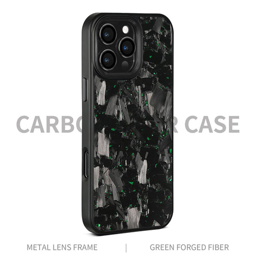 (Updated Metal lens /Frame) Real Big Forged Carbon Fiber Magsafe Case for iPhone 17 16 15 14 13 12 Pro Max