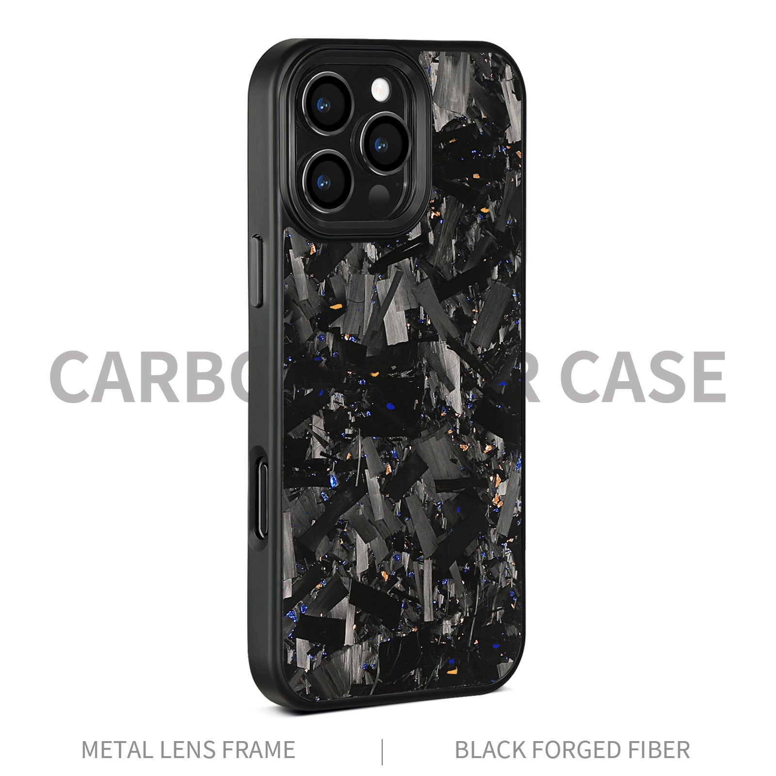 (Updated Metal lens /Frame) Real Big Forged Carbon Fiber Magsafe Case for iPhone 17 16 15 14 13 12 Pro Max