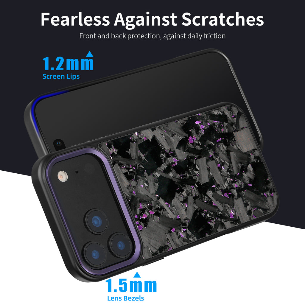 Real Big Forged Carbon Fiber Magsafe Case for iPhone 17 16 15 14 13 12 Pro Max