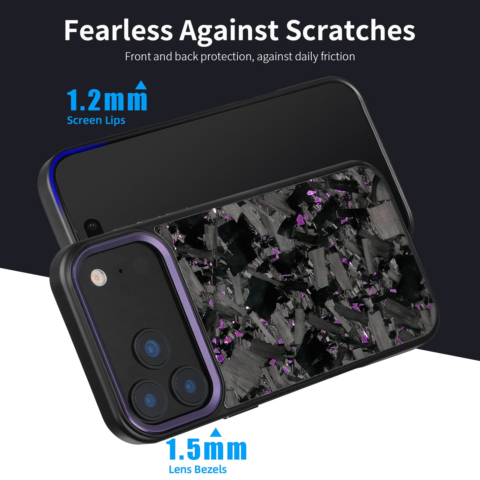 Real Big Forged Carbon Fiber Magsafe Case for iPhone 17 16 15 14 13 12 Pro Max