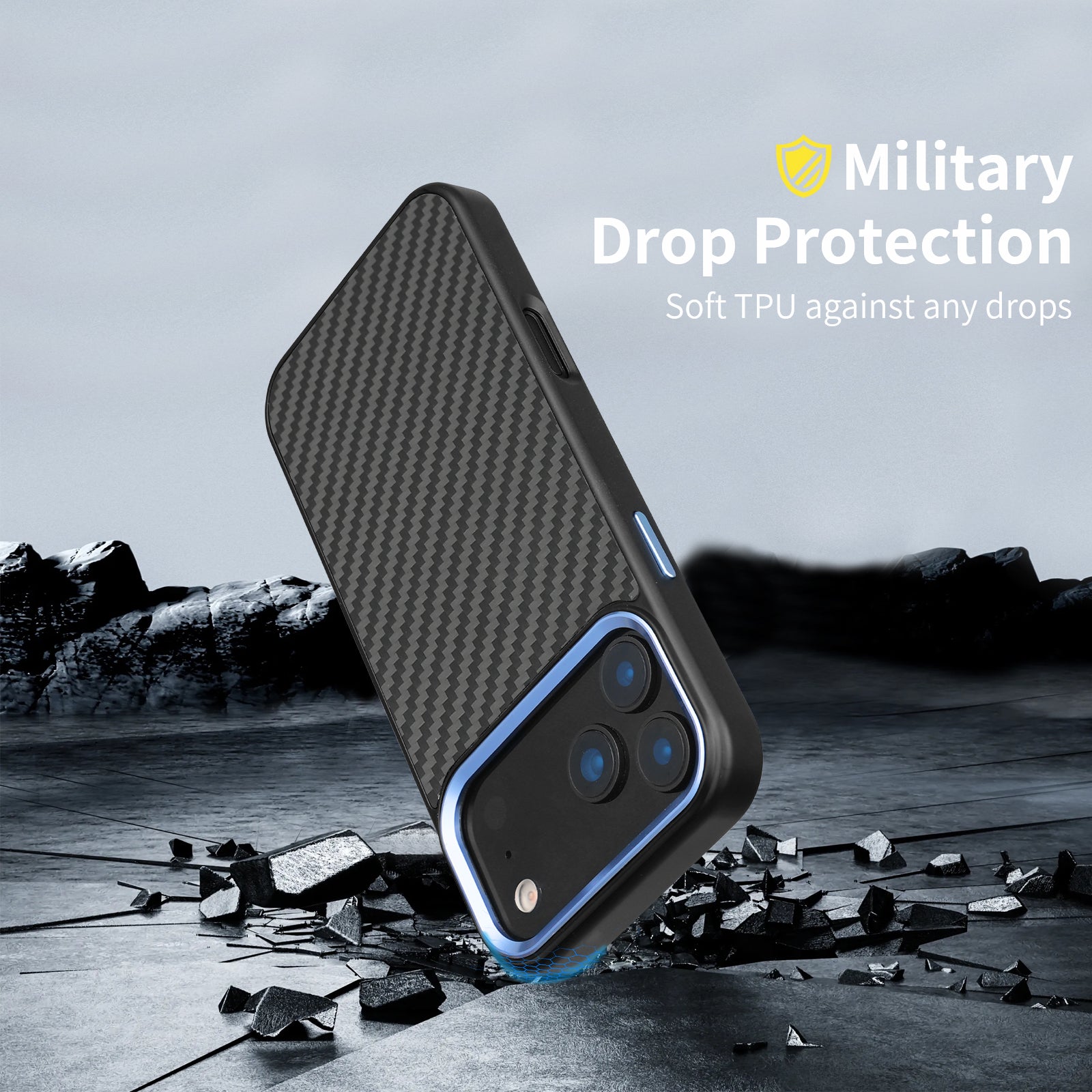 Real Aramid Kevlar Fiber Magsafe Case for iPhone 17 16 15 14 13 12 Pro Max