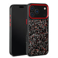 Real Small Forged Carbon Fiber Magsafe Case for iPhone 17 16 15 14 13 12 Pro Max