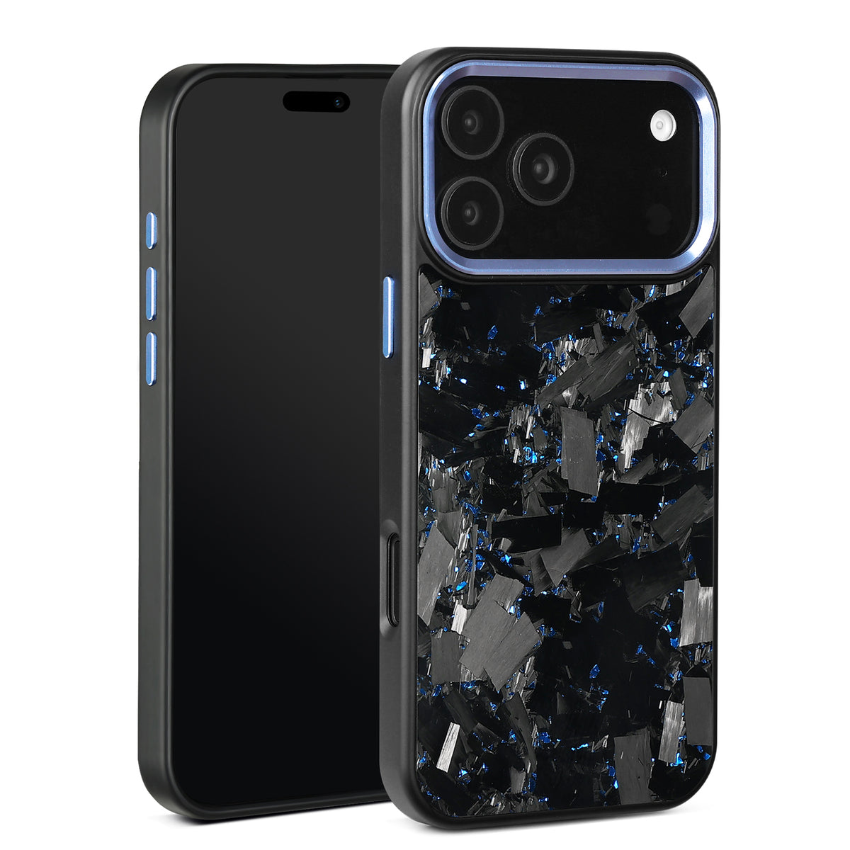 (Updated Metal lens /Frame) Real Big Forged Carbon Fiber Magsafe Case for iPhone 17 16 15 14 13 12 Pro Max