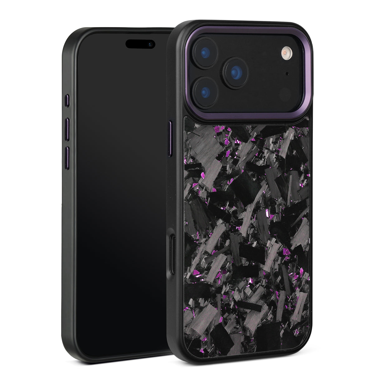 (Updated Metal lens /Frame) Real Big Forged Carbon Fiber Magsafe Case for iPhone 17 16 15 14 13 12 Pro Max