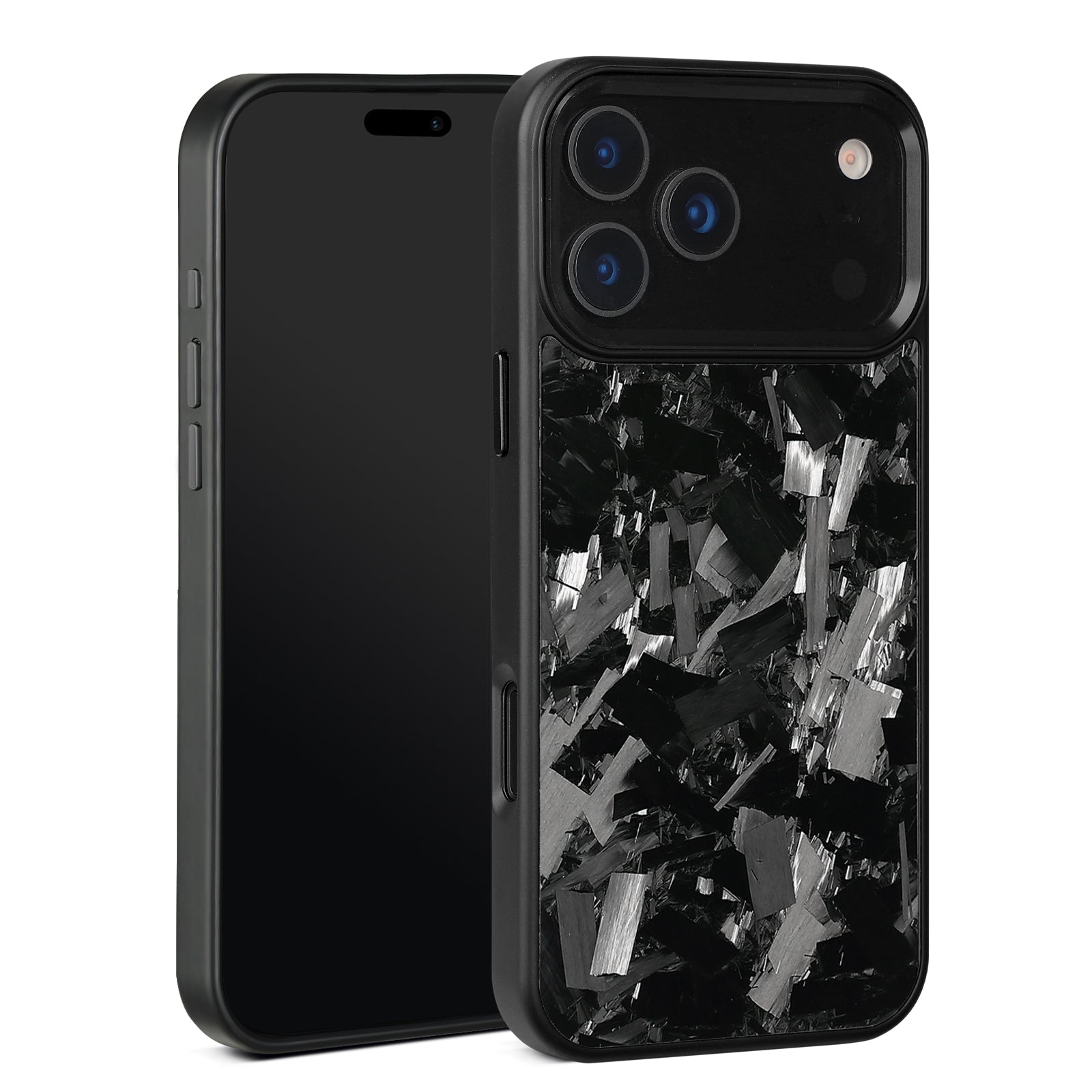 (Updated Metal lens /Frame) Real Big Forged Carbon Fiber Magsafe Case for iPhone 17 16 15 14 13 12 Pro Max