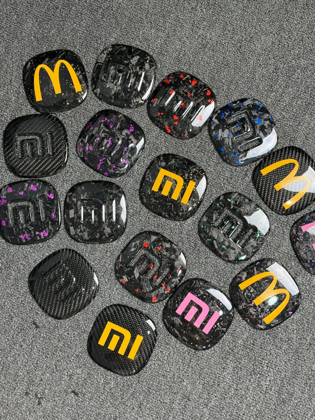 Carbon Fiber Badges for Xiaomi Su7 and Yu7