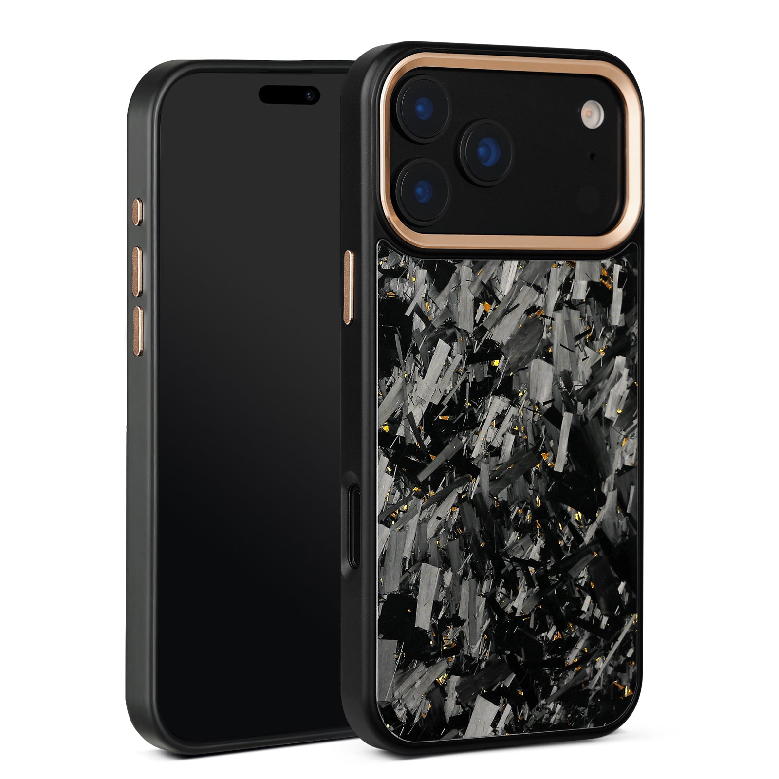 (Updated Metal lens /Frame) Real Big Forged Carbon Fiber Magsafe Case for iPhone 17 16 15 14 13 12 Pro Max