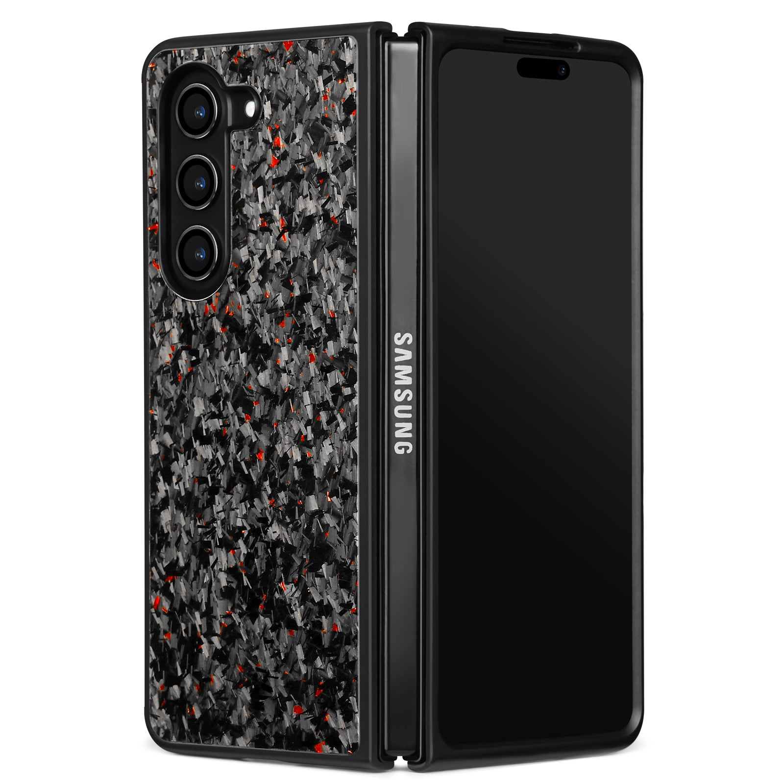 For Samsung Galaxy Z Fold 8 Ultra /8 Wide /7 /6 /5 Real Carbon Fiber Case