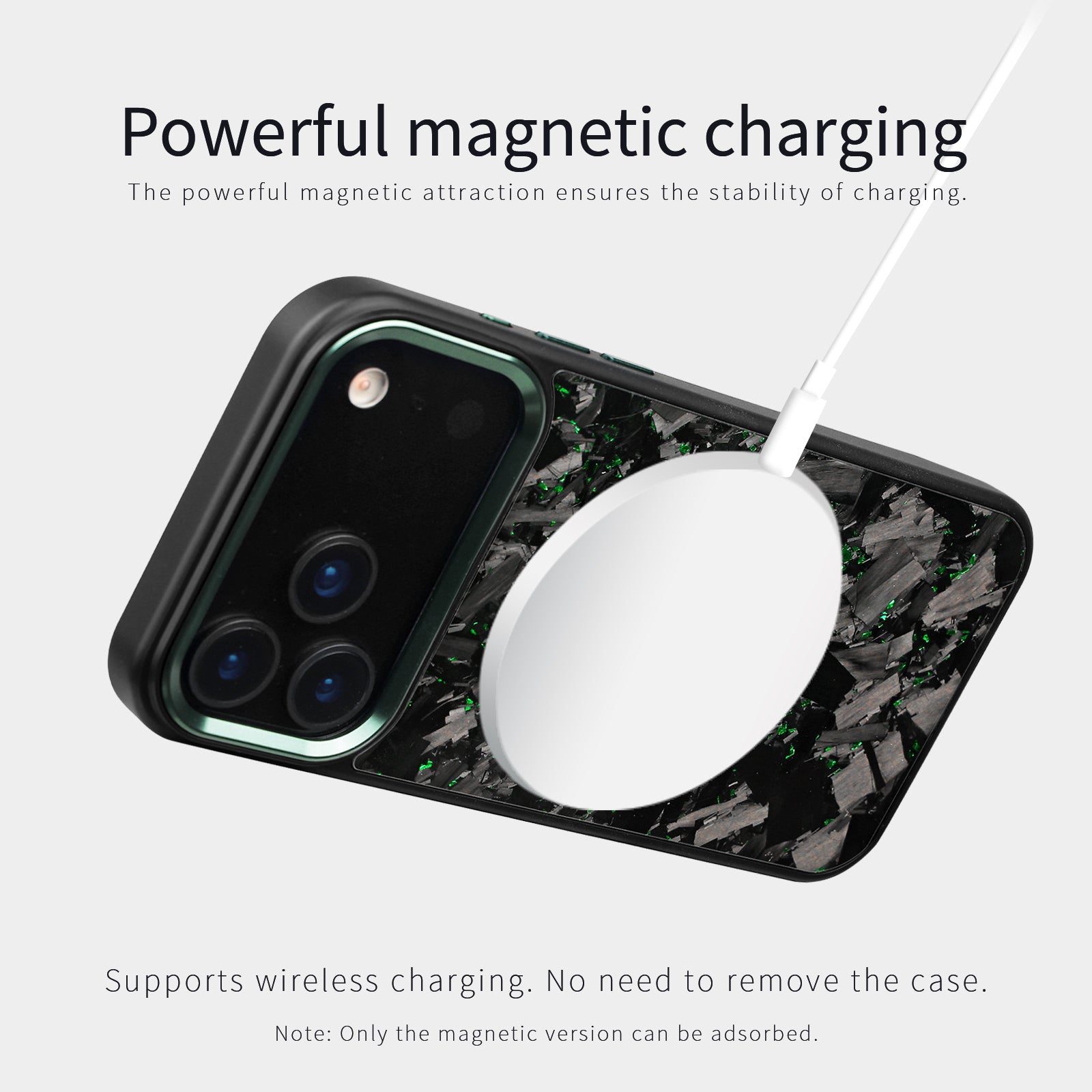 Real Big Forged Carbon Fiber Magsafe Case for iPhone 17 16 15 14 13 12 Pro Max